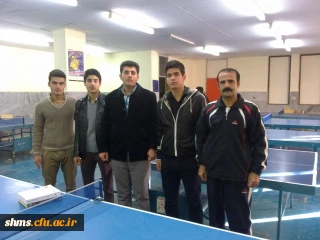 برگزاری مسابقات تنیس روی میز به مناسبت هفته پژوهش :