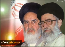 عکس امام خمینی و خامنه ای