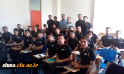 داوران نسل آتی پردیس شهید مدرس کردستان
به همت تربیت بدنی پردیس شهید مدرس کردستان یکدوره کلاس داوری درجه 3 فوتسال برگزار نمود. 5