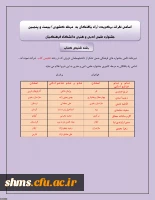 راه یافتن دانشجویان  پردیس های استان کردستان :
به مسابقات مرحله کشوری بیست و پنجمین جشنواره علمی و ادبی و هنری دانشگاه فرهنگیان 8