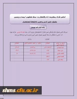 راه یافتن دانشجویان  پردیس های استان کردستان :
به مسابقات مرحله کشوری بیست و پنجمین جشنواره علمی و ادبی و هنری دانشگاه فرهنگیان 9