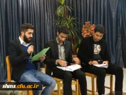 طی مناظره ی انتخاباتی 
کاندیداتورهای شورای صنفی رفاهی دانشجویی شهید مدرس از خود دفاع کردند. 4