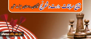 نتایج مسابقات ورزشی دارت و شطرنج کارکنان و اعضای هیئت علمی اعلام شد.