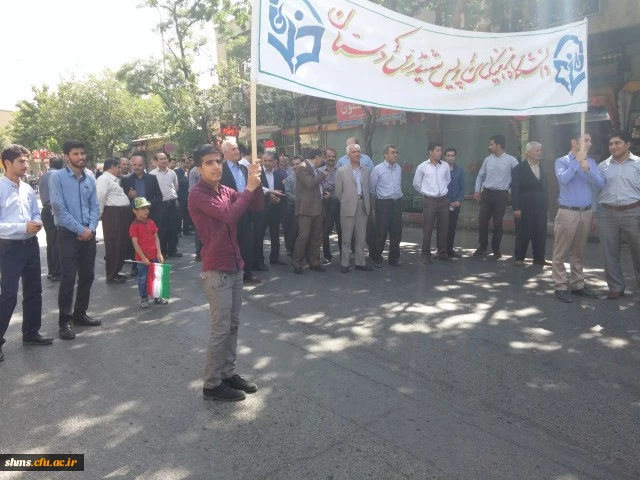 به روایت تصویر:

راهپیمایی دانشگاه فرهنگیان کردستان در روز قدس شریف  11