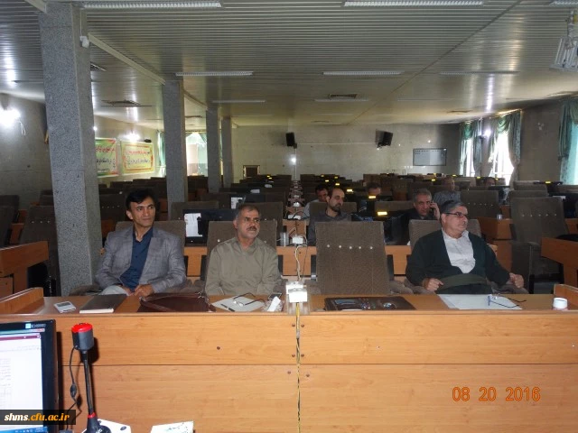 آموزش سامانه جدید گلستان:
بصورت  ویدئو کنفرانس ویژه اساتید و همکاران پردیس ها ی کشور 8