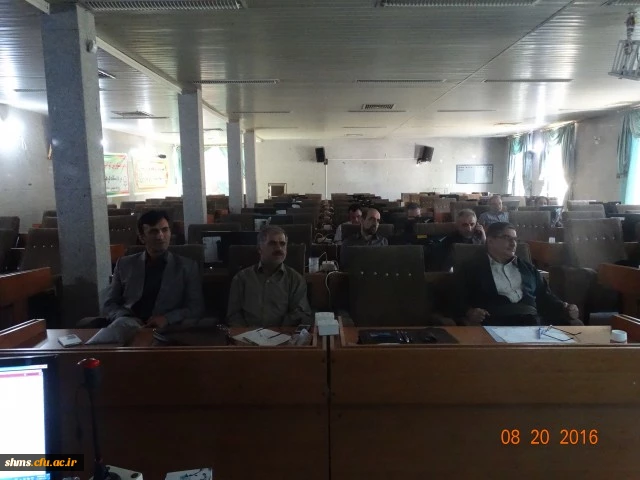 آموزش سامانه جدید گلستان:
بصورت  ویدئو کنفرانس ویژه اساتید و همکاران پردیس ها ی کشور 9