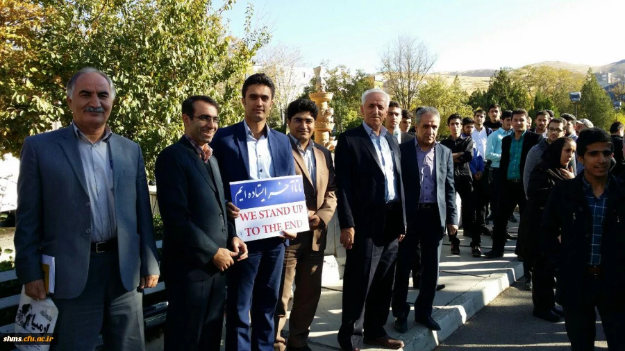 تجمع یوم الله ۱۳ آبان با حضور پرشور دانشجویان ، همکاران و اساتید پردیس شهید مدرس سنندج