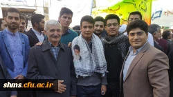 تجمع یوم الله ۱۳ آبان با حضور پرشور دانشجویان ، همکاران و اساتید پردیس شهید مدرس سنندج