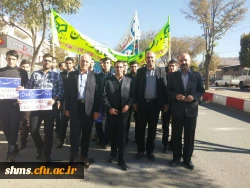 تجمع یوم الله ۱۳ آبان با حضور پرشور دانشجویان ، همکاران و اساتید پردیس شهید مدرس سنندج