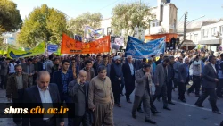 تجمع یوم الله ۱۳ آبان با حضور پرشور دانشجویان ، همکاران و اساتید پردیس شهید مدرس سنندج