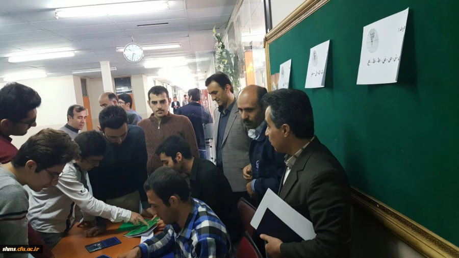 بازدید دکتر الماسی سرپرست شهید مدرس سنندج  از شعبه اخذ رای