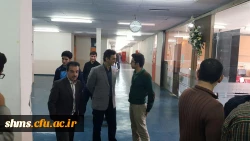 بازدید دکتر الماسی سرپرست شهید مدرس سنندج  از شعبه اخذ رای