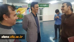 بازدید دکتر الماسی سرپرست شهید مدرس سنندج  از شعبه اخذ رای