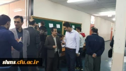 بازدید دکتر الماسی سرپرست شهید مدرس سنندج  از شعبه اخذ رای