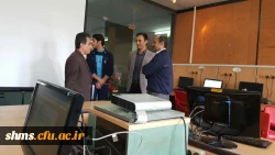 بازدید دکتر الماسی سرپرست شهید مدرس سنندج  از شعبه اخذ رای