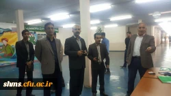 بازدید دکتر الماسی سرپرست شهید مدرس سنندج  از شعبه اخذ رای