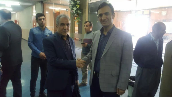 بازدید دکتر الماسی سرپرست شهید مدرس سنندج  از شعبه اخذ رای