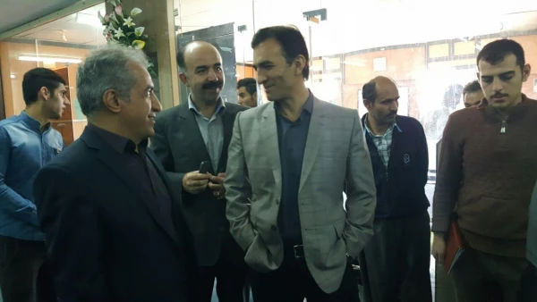 بازدید دکتر الماسی سرپرست شهید مدرس سنندج  از شعبه اخذ رای