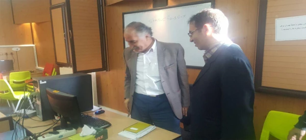 بازدید سرزده مسئول حراست