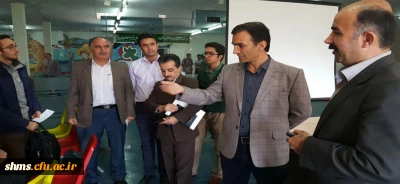 بازدید دکتر الماسی سرپرست شهید مدرس سنندج  از شعبه اخذ رای