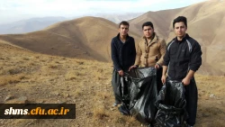 صعود به قله آبیدر و پاکسازی مسیر صعود