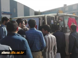 استقرار مینی‎بوس مشاوره ایدز در پردیس شهید مدرس سنندج 8