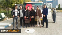 استقرار مینی‎بوس مشاوره ایدز در پردیس شهید مدرس سنندج 9