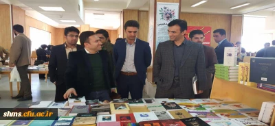 حضور دکتر الماسی در سومین نمایشگاه کتاب دانشگاه کردستان