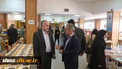 بازدید دکتر الماسی از نمایشگاه کتاب دانشگاه کردستان 11