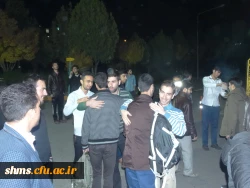 مراسم برگزاری بدرقه دانشجویان پردیس شهید مدرس سنندج  برای شرکت در اربعین حسینی