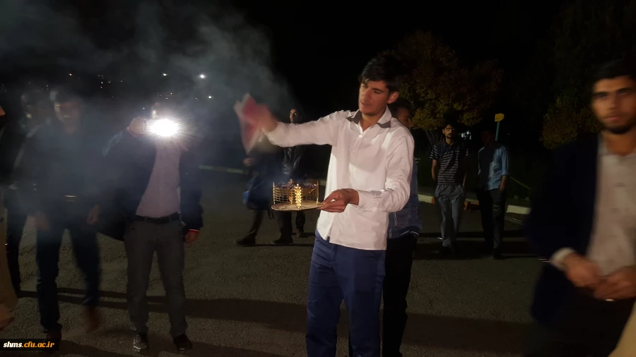 مراسم برگزاری بدرقه دانشجویان پردیس شهید مدرس سنندج  برای شرکت در اربعین حسینی