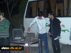 مراسم برگزاری بدرقه دانشجویان پردیس شهید مدرس سنندج  برای شرکت در اربعین حسینی