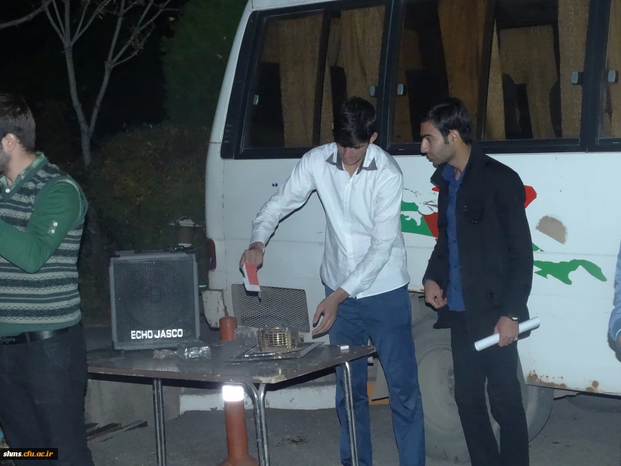 مراسم برگزاری بدرقه دانشجویان پردیس شهید مدرس سنندج  برای شرکت در اربعین حسینی