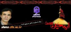 پیام تسلیت دکتر مسعود الماسی به مناسبت فرارسیدن اربعین حسینی