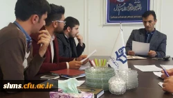 نشست اعضای شورای صنفی و نمایندگان دانشجویان با حضور دکتر مسعود الماسی