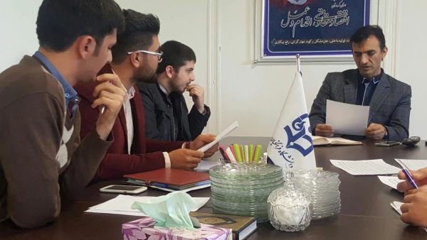 نشست اعضای شورای صنفی و نمایندگان دانشجویان با حضور دکتر مسعود الماسی