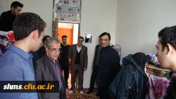 بازدید سرزده دکتر مسعود الماسی از خوابگاهای دانشجویی به مناسبت گرامیداشت روز دانشجو