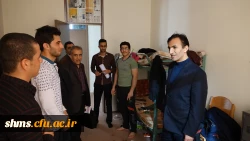 بازدید سرزده دکتر مسعود الماسی از خوابگاهای دانشجویی به مناسبت گرامیداشت روز دانشجو