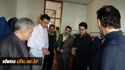 بازدید سرزده دکتر مسعود الماسی از خوابگاهای دانشجویی به مناسبت گرامیداشت روز دانشجو