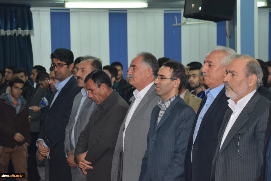 برگزاری مراسم بزرگداشت روز دانشجو با حضور مهندس سید احسن علوی نماینده محترم مردم در مجلس شورای اسلامی