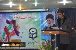 برگزاری مراسم بزرگداشت روز دانشجو با حضور مهندس سید احسن علوی نماینده محترم مردم در مجلس شورای اسلامی