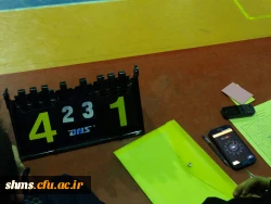 اعلام نتایج مسابقات فوتسال به مناسبت گرامیداشت روز دانشجو