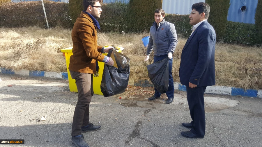 حرکت تحسین برانگیز دانشجویان به مناسبت هفته وحدت