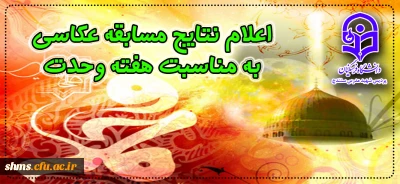 اعلام نتایج دومین مسابقه عکاسی به مناسبت هفته وحدت