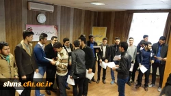 تجلیل از دانشجویان فعال فرهنگی به مناسبت همکاری در برگزاری مراسم روز دانشجو