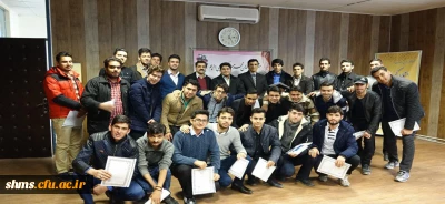 تجلیل از دانشجویان فعال فرهنگی به مناسبت همکاری در برگزاری مراسم روز دانشجو