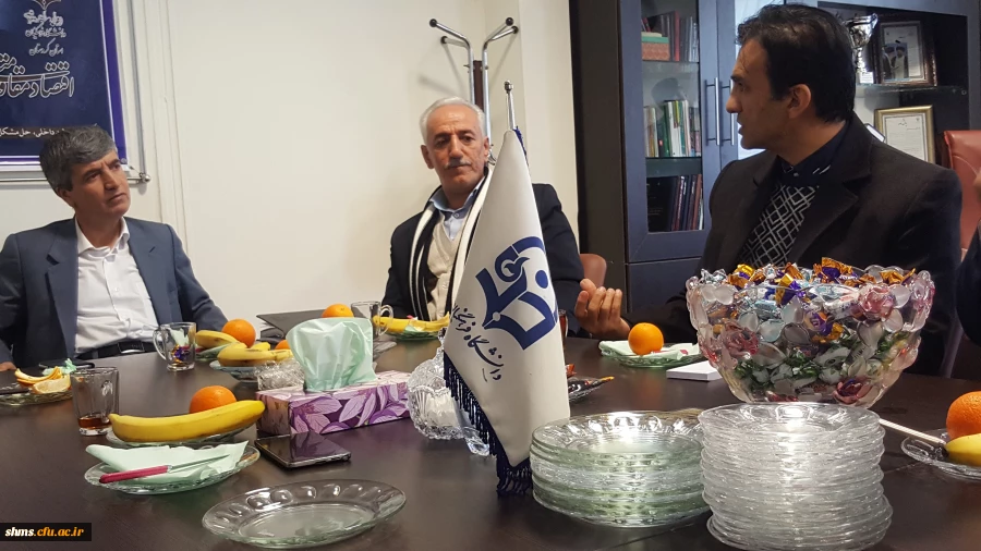 بازدید نماینده منتخب مردم شهرستان های قروه و دهگلان در مجلس شورای اسلامی  از پردیس شهید مدرس سنندج