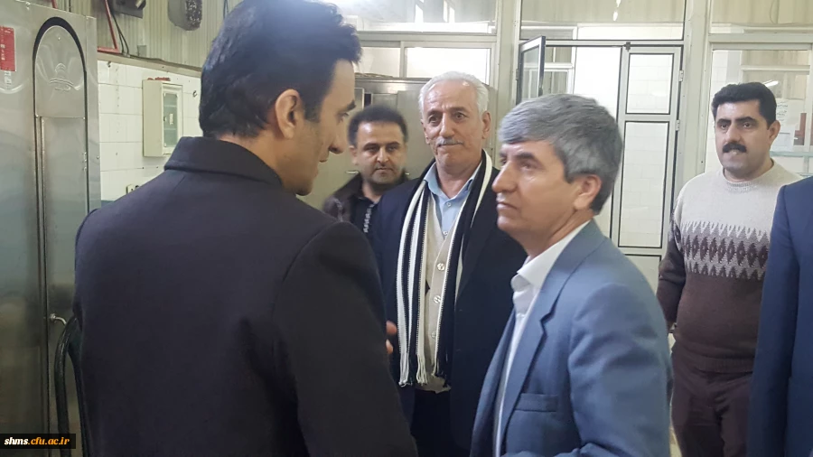 بازدید نماینده منتخب مردم شهرستان های قروه و دهگلان در مجلس شورای اسلامی  از پردیس شهید مدرس سنندج