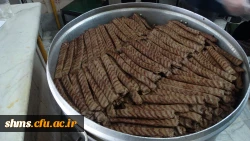 توزیع غذا توسط اعضای کانون سلامت و شورای صنفی پردیس شهید مدرس سنندج