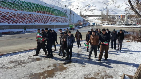 برگزاری مراسم پیاده روی و کوهپیمایی دانشجویان پردیس شهید مدرس سنندج